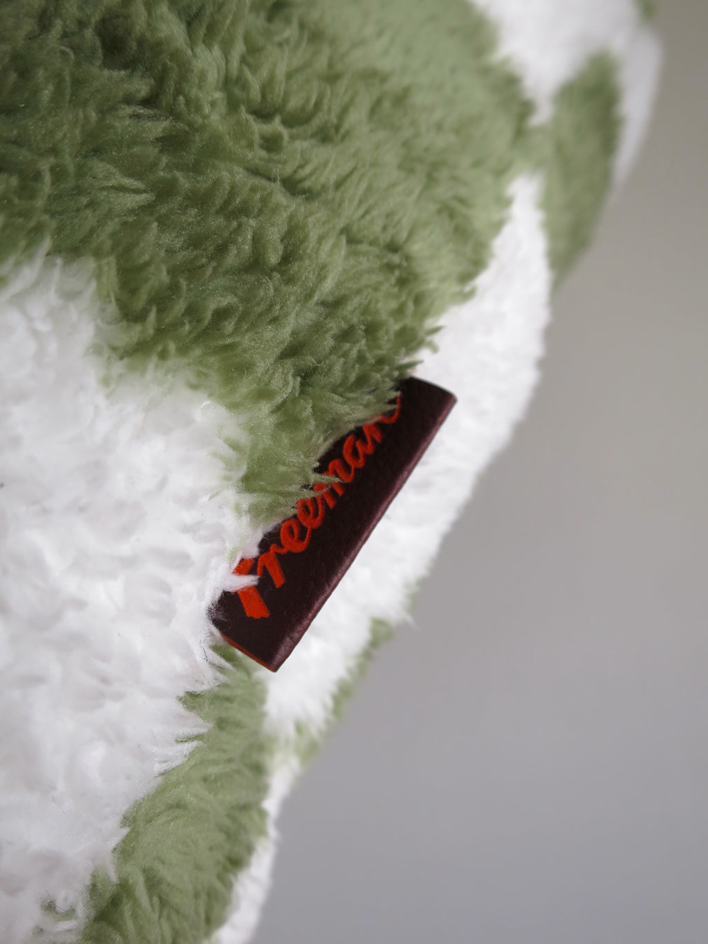 Green and White fluff check Driver Barrel