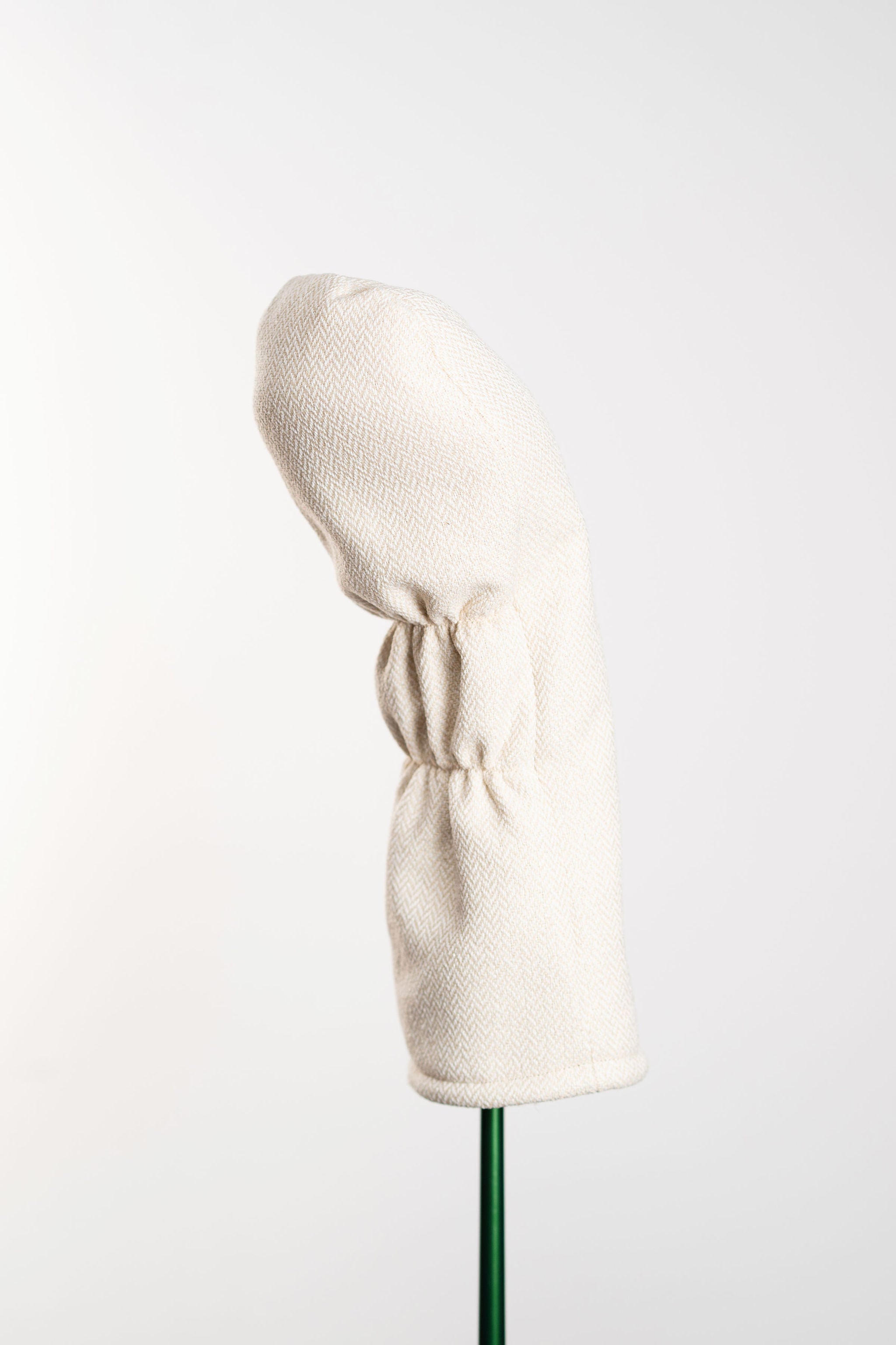 Cream Herringbone Tweed Driver