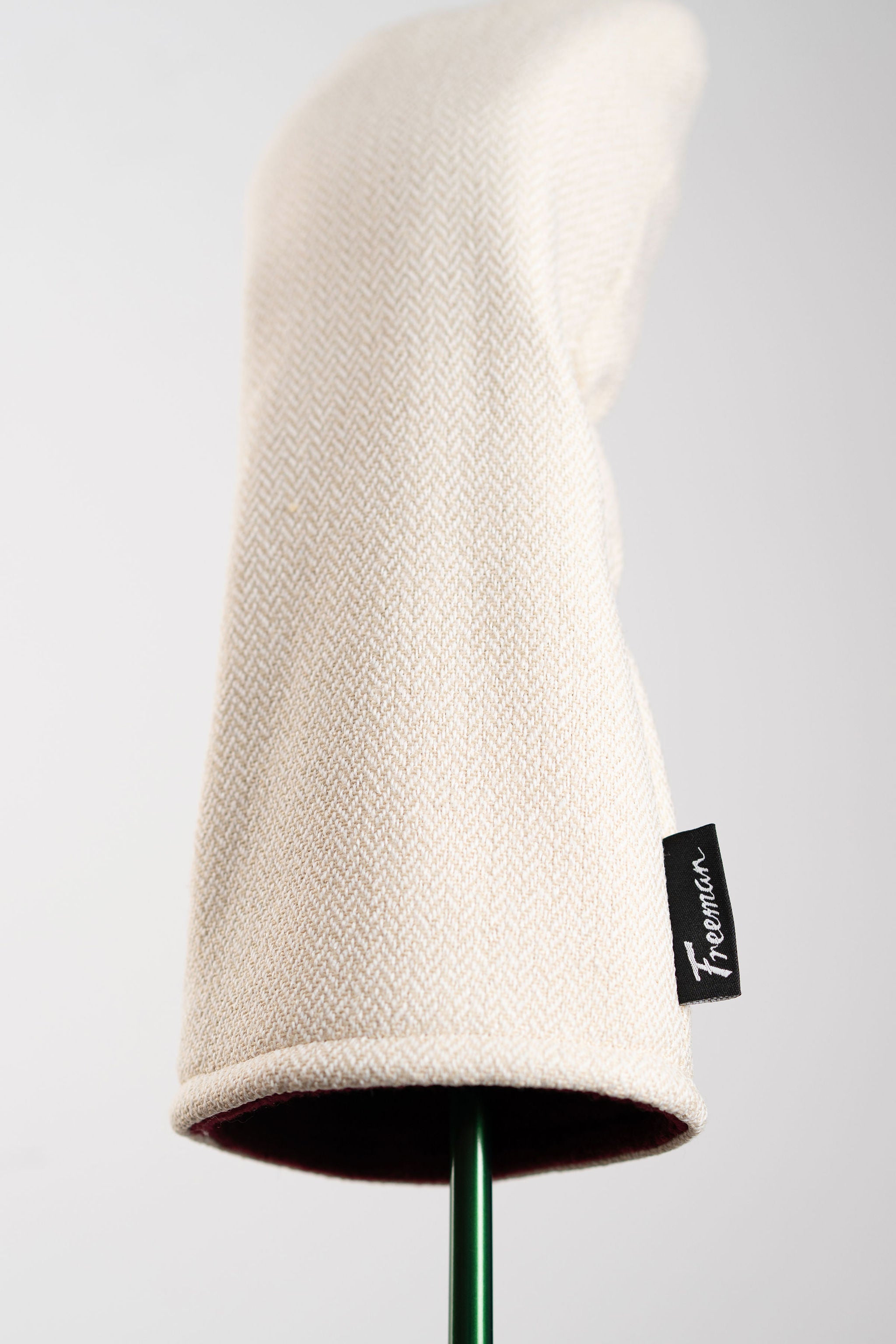 Cream Herringbone Tweed Driver