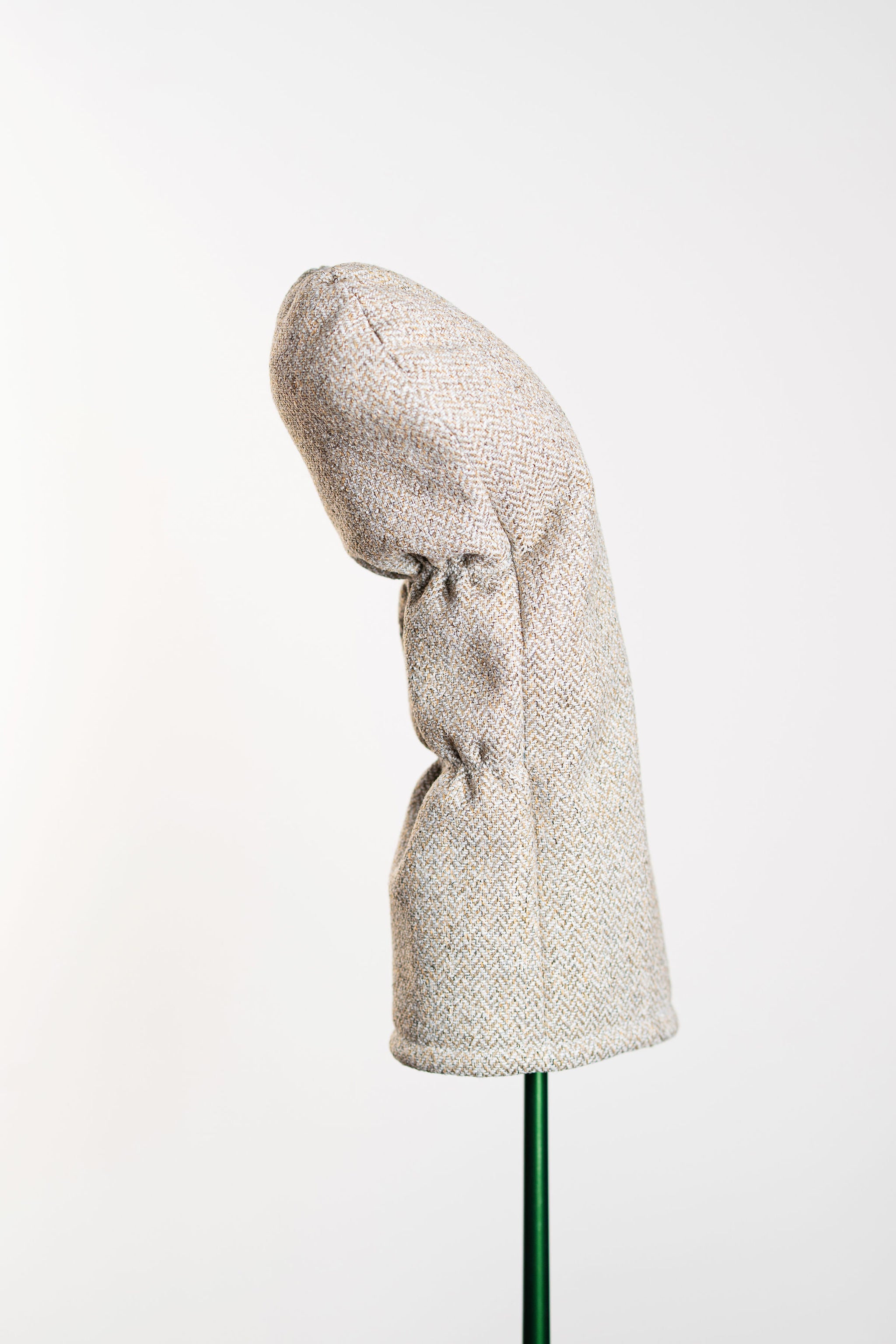 Grey  Herringbone Tweed Driver