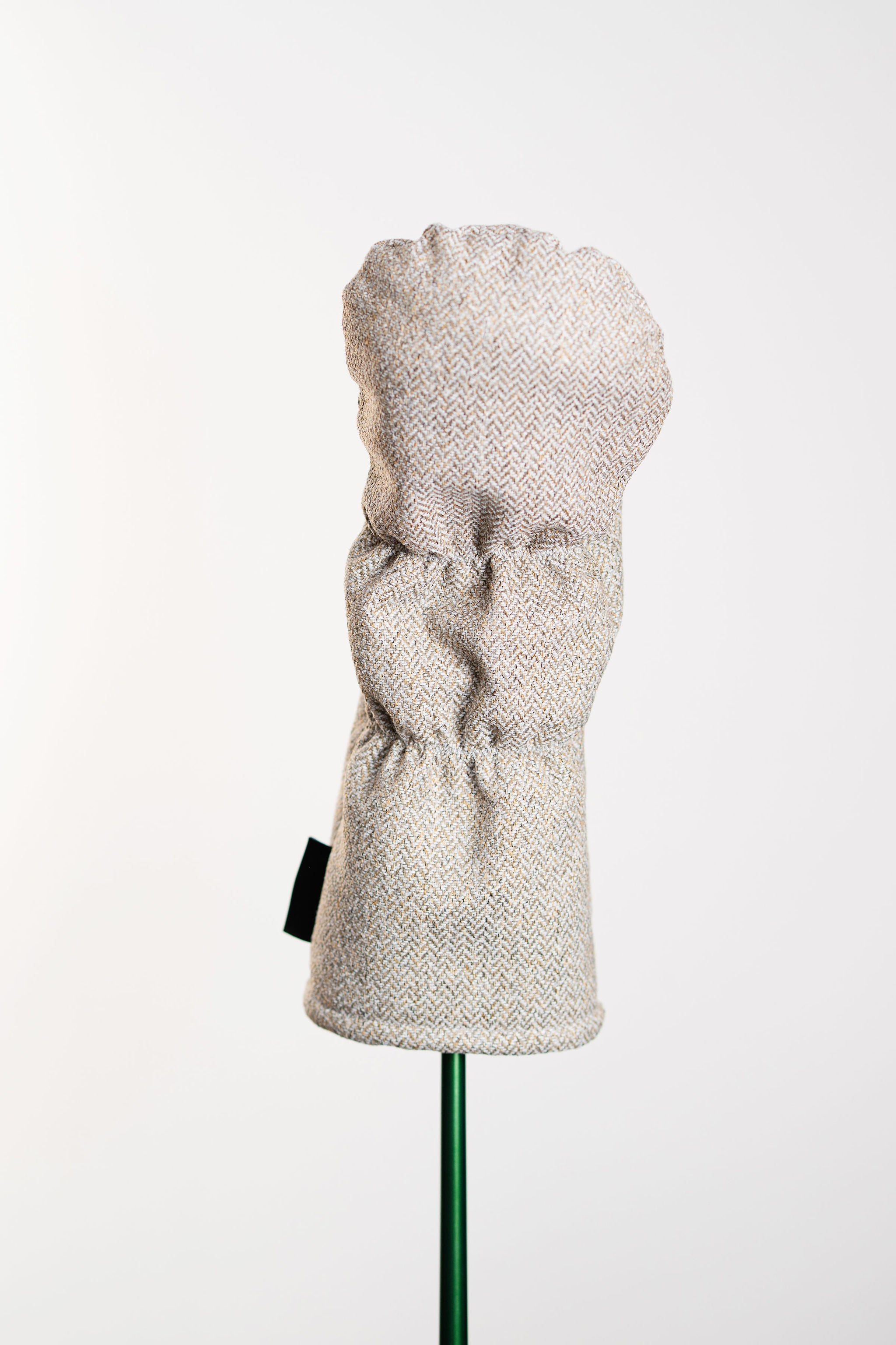 Grey  Herringbone Tweed Driver