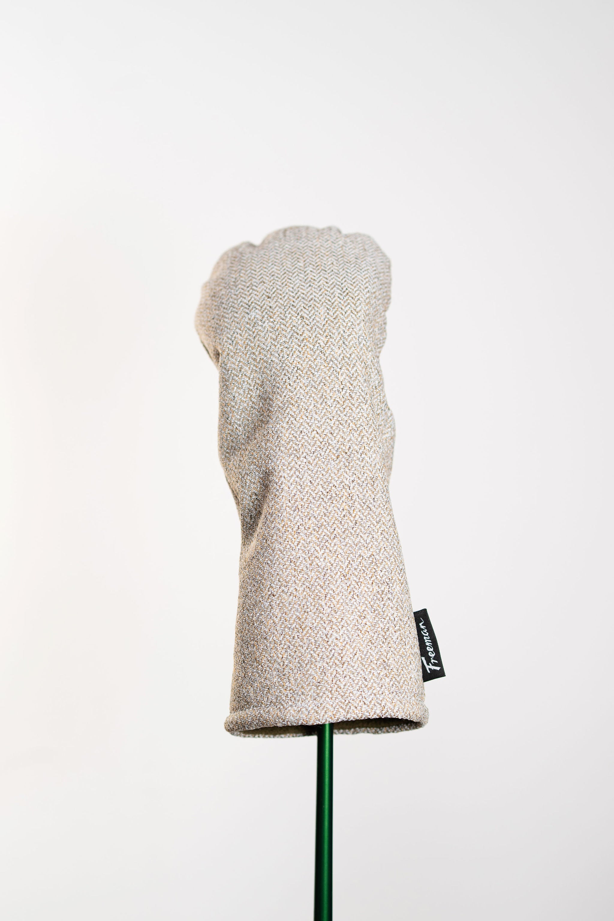 Grey  Herringbone Tweed Driver