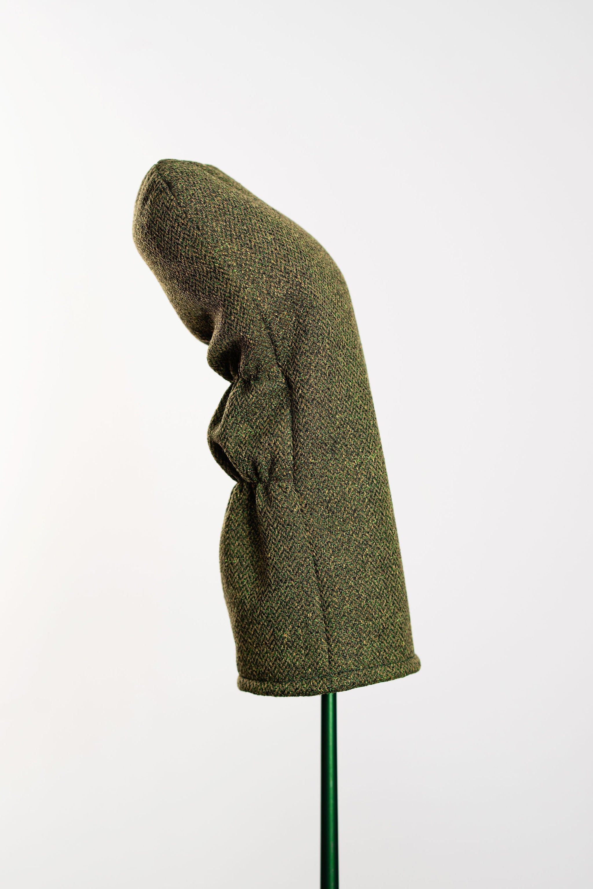 Green  Herringbone Tweed Driver