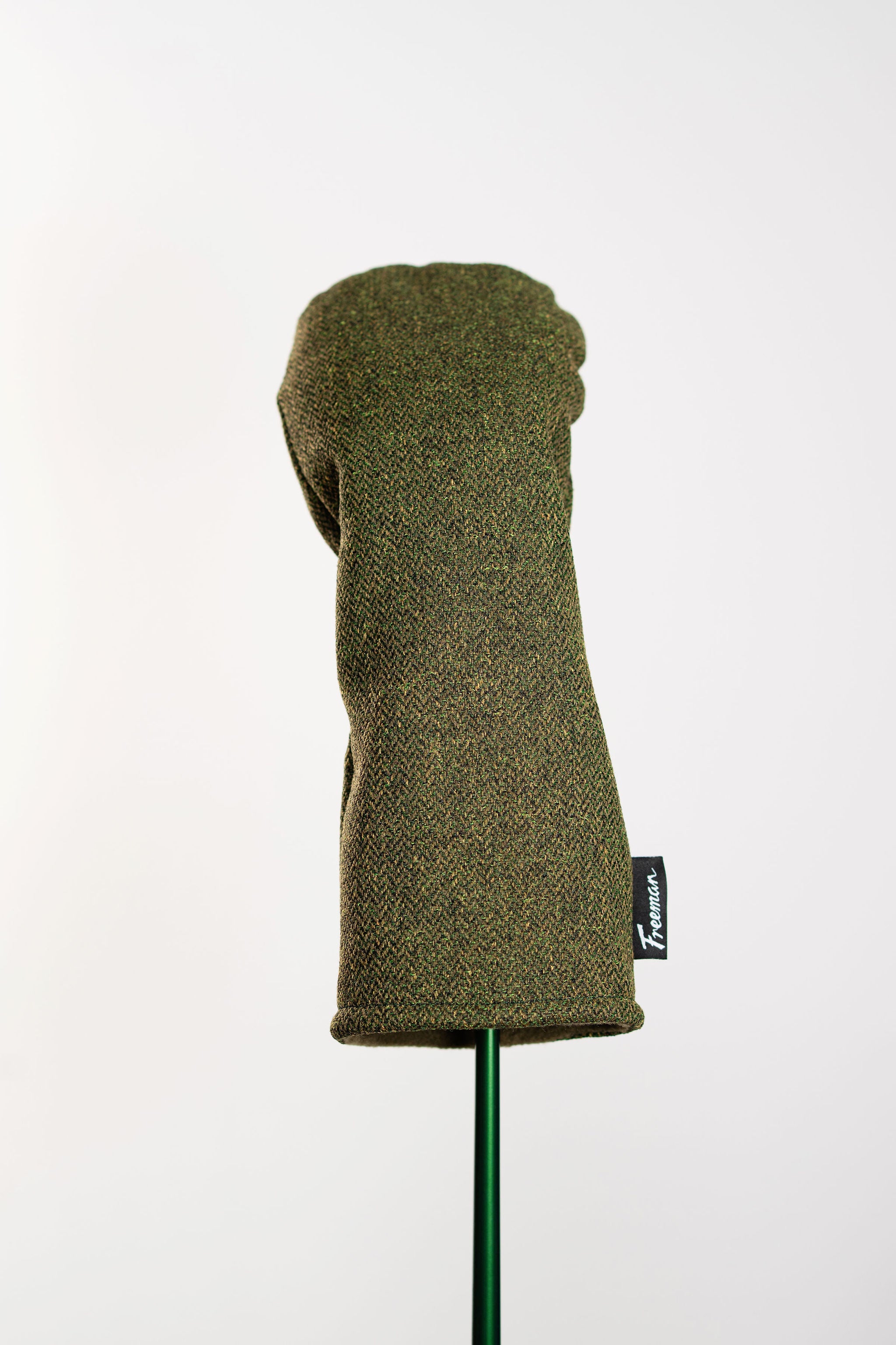 Green  Herringbone Tweed Driver