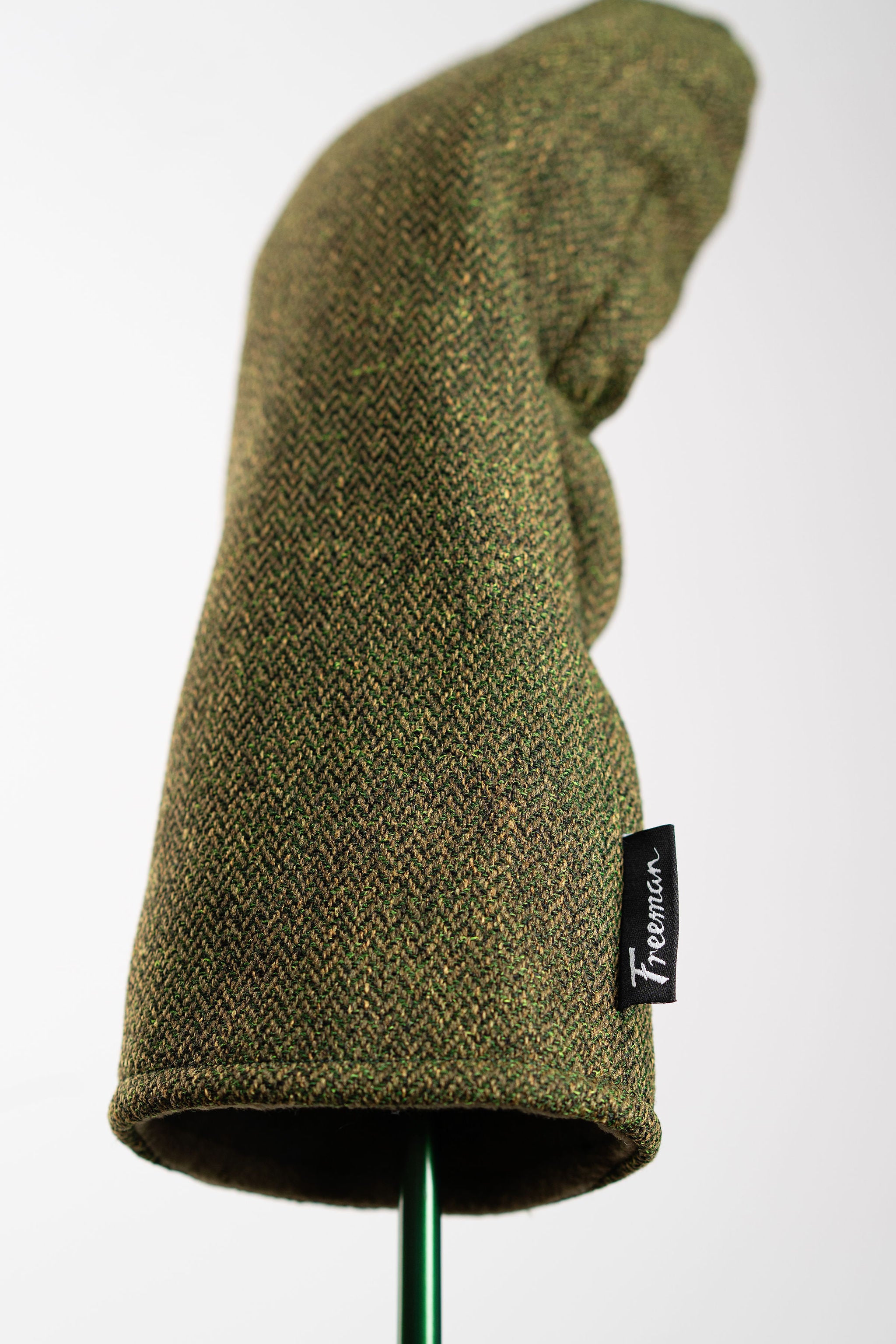 Green  Herringbone Tweed Driver