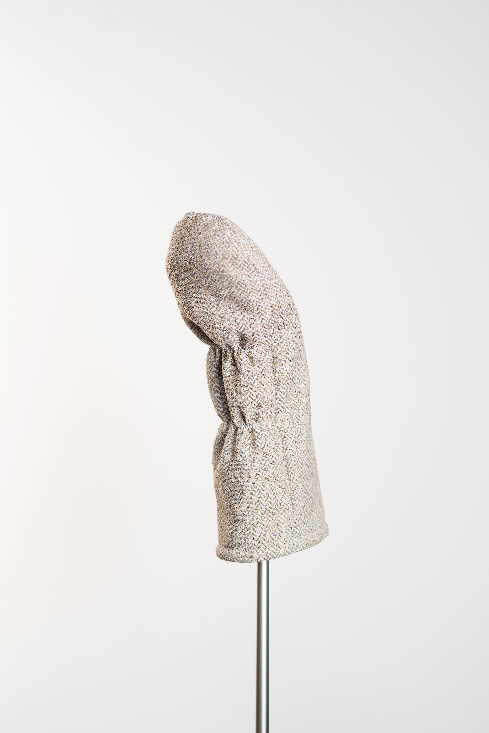 Grey Herringbone Tweed Fairway